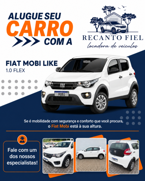 FIAT MOBI LIKE 1.0 FLEX BRANCO