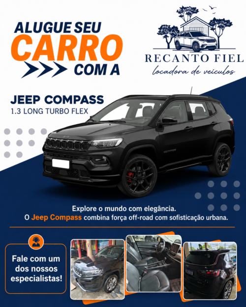 JEEP COMPASS 1.3 LONG TURBO FLEX