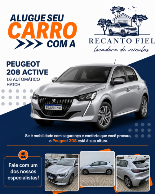PEUGEOT 208 1.6 AUTOMÁTICO 2023
